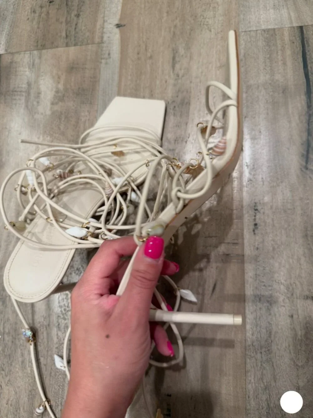 Cult Gaia Lazar Seashell Sandals - 38